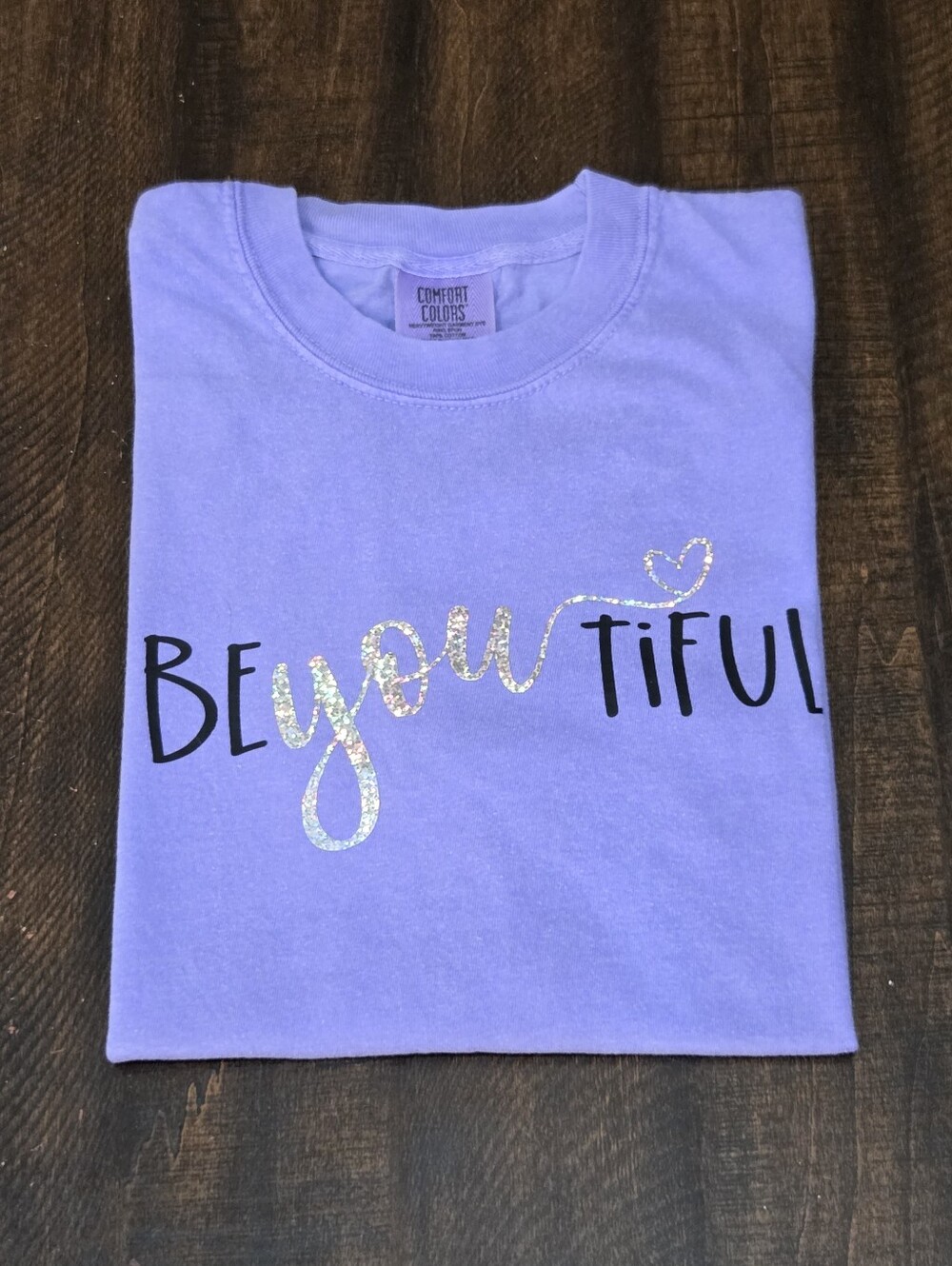 Purple "BeYOUtiful" Graphic T-Shirt